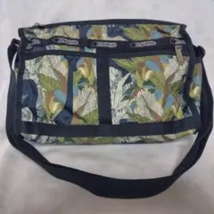 LeSportsac ショルダーバッグ ジャングル柄　葉柄　動物柄