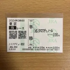 2026年最新】クロワデュノール 馬券の人気アイテム - メルカリ
