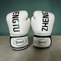 ZHENGTU ボクシンググローブ 10oz ホワイト