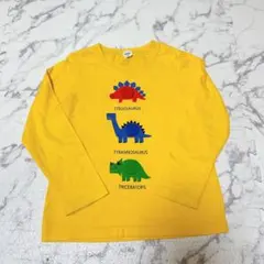 cheekroom 恐竜プリント 長袖カットソー ジャンケン