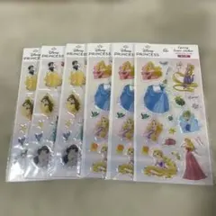 Disneyプリンセス　エポキシラメシール　6セット