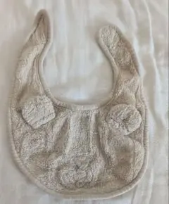 ジェラート・ピケ❤️ベージュ クマ刺繍 スタイ