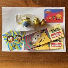 ミニオン ムビチケ使用済と非売品ストラップ3点