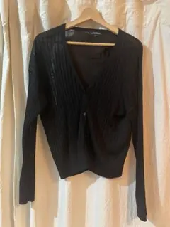 UNITED ARROWS リブ編み長袖カーディガン