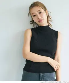 新品　coca ニットタンクトップ レディース ハイネック