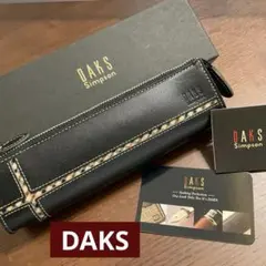 新品未使用 ダックス DAKS Simpson ペンケース　レザーペンケース