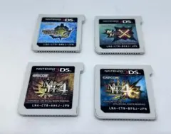 モンスターハンターシリーズ【3G・X・4・4G】4本セット