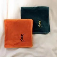 【匿名配送】YSL タオルハンカチ 2枚セット 新品未使用