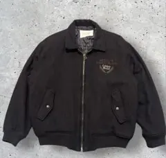 最終値下げヴィンテージ　ウールジャケット　短丈　日本製　y2k 90s ブラック