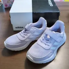 《18cm》adidas スニーカー パープル