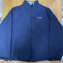 リラックスフィット ナイロン フリース リバーシブルブルゾン(ネイビー) 25年