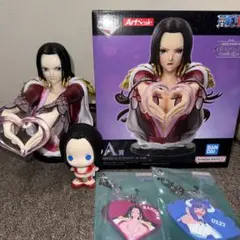 一番くじ　ワンピース　A賞　ハンコック　アートスケール フィギュア　おまけ付き