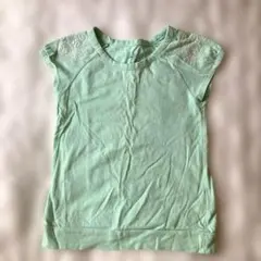 baby GAP キッズ 半袖 トップス ミントグリーン 刺繍　110のサムネイル