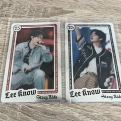 リノ　straykids ライブフォトカード２枚セット