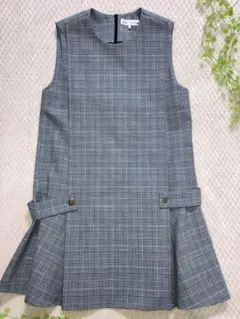 ZARA（ザラ）の「ZW コレクション チェック柄ショート丈ワンピース」Mサイズ