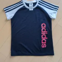 adidas アディダス Tシャツ 150cm ネイビーのサムネイル