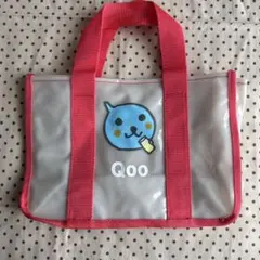 Qoo ミニトートバッグ クリアバッグ