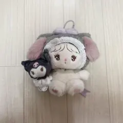mikko サンリオコラボ ぬいぐるみマスコット スフレ クロミ