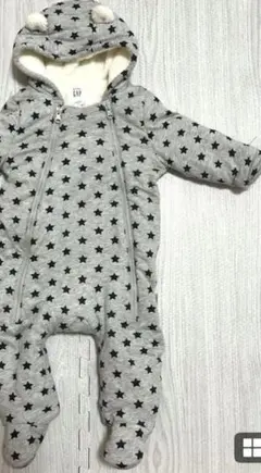 BABY GAP くま耳 星柄ロンパース 70cm