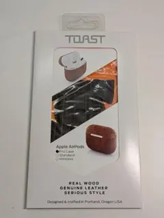 【正規品】TOAST - AirPods Pro木製カバー [ Ebony ]