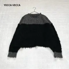 【イェッカ ヴェッカ】ニット　セーター　配色プルオーバー　ミックス　F 無地のサムネイル