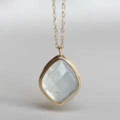 cui-cui キュイキュイ ネックレス ミルキーアクアマリン K10YGのサムネイル