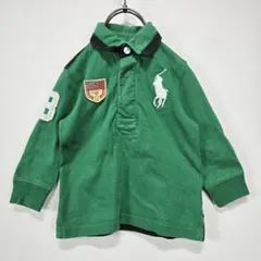 Polo by RALPH LAUREN　ベビー　ラガーシャツ　ロゴ　バイカラー