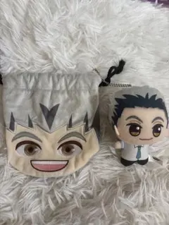 ハイキュー!! 木兎光太郎 ぬいぐるみ 巾着セット