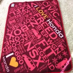 Honda フリースブランケット　　 赤