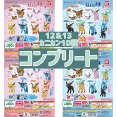 ポケットモンスター つまんでつなげてマスコット 12＆13 カニカン コンプ