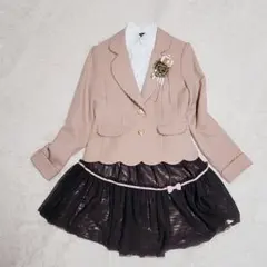 arisana アリサナ キッズスーツ 150cm 希少カラー リボン チュール