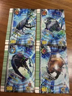 ムシキング アダー完結編 2009第5弾 4枚セット - メルカリ