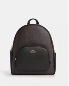 COACH コート バックパック・シグネチャーキャンバス　リュック