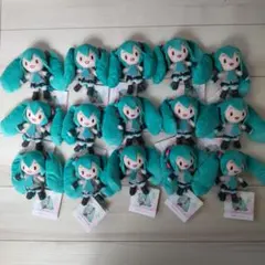 初音ミクシリーズ　ふわぷちミニぬいぐるみ　メイドVer 3種セット　15個セット 初音ミクシリーズ ふわぷち ミニぬいぐるみ“初音ミク”メイドVer