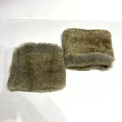 116. レディースブーツ フェイクファー レッグウォーマー