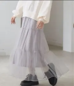 RETRO GIRL チュールレイヤードSKのサムネイル