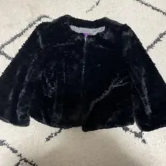 BLACK by moussy 黒ファーコート - メルカリ
