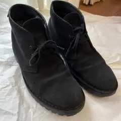 クラークス×BEAMS ブラックスエード デザートロック UK10