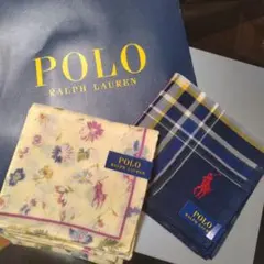 Polo Ralph Lauren ハンカチレディース・メンズ 2枚セット