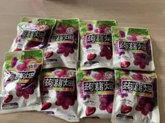 マンナンライフ蒟蒻畑グミ8袋　新品　ぶどう味　その2のサムネイル