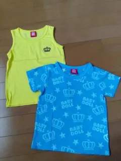 BABYDOLL Tシャツ ノースリーブ 2枚セット