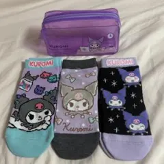 サンリオ クロミちゃん 靴下 23-25cm ポーチ付き