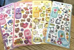 はっぴーフォン サンリオキャラクターズ キティ　ポチャッコ ポムポム