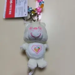 ケアベア　チャーム付きマスコット　スパークルハートベア　タイトー限定