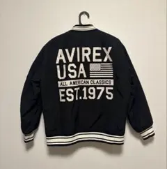 最終値下げ　AVIREXナイロンダウン　オールアメリカンクラシックス　ブラックF