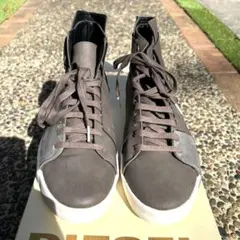 ZARA グレー ハイカットスニーカー