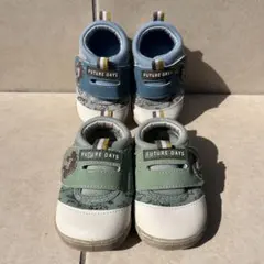 西松屋　ベビーシューズ　14cm 2点セット