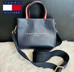 【未使用】TOMMY HILFIGER ショルダーバッグネイビー