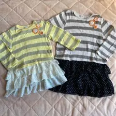 ラポシェビスキュイ　ワンピース　110 130 お揃い