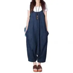 【圧倒的使いやすさ！】レディース サロペットパンツ/ デニム素材